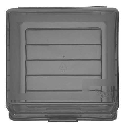 Caja Organizadora Sablón Humo 10.5x16x14.8 cm