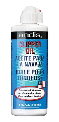 Aceite Andis Usa Para Esquiladora Cuchilla Cortante 118ml