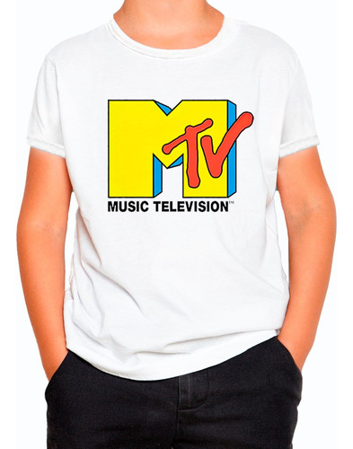 Remera Niño Niña - Modal Sublimada - Mtv - Música