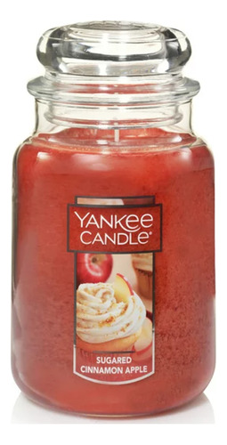 Vela Aroma Sugared Cinnamon Apple Yankee Candle 22oz/623.7g
