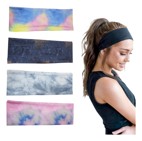 Cintillo Multiuso Elasticado Tiedye Moda