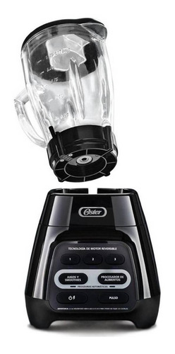 Imagen 2 de 2 de Licuadora Oster Blstpyg1209b 1.5 L Negra Con Vaso De Vidrio