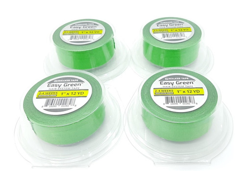 Fita Walker Tape Easy Green Verde 12m X 2.5 Cm- Kit C/4