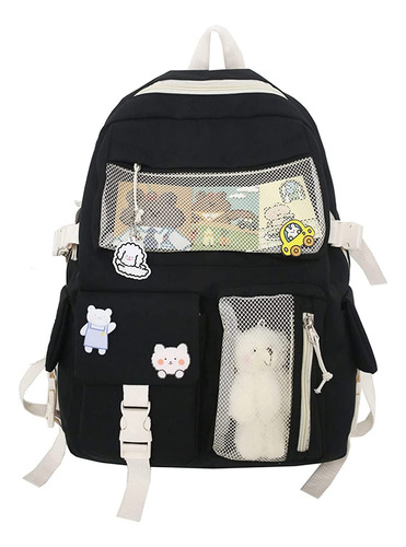 Eagerrich Mochila Kawaii Con Bonitos Accesorios De Alfiler,