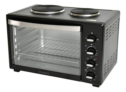 Imagen 2 de 6 de Horno Electrico Codini Doble Anafe 46 Lts Grill Bandeja 20a