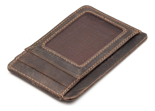 Estuche Para Pasaporte Tegoprints Marron De Cuero