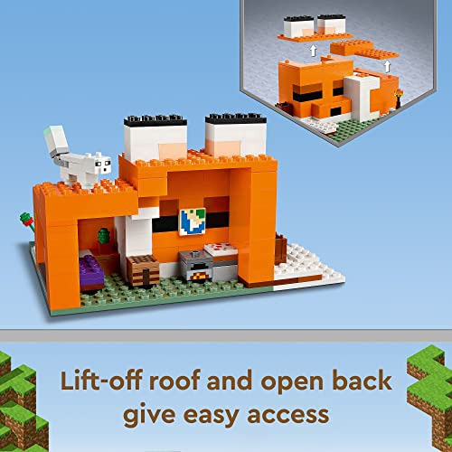 Kit De Construcción Lego Minecraft The Fox Lodge 21178