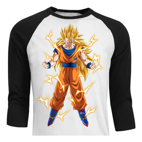 Dragon Ball  Goku Ssj 3 - Anime - Raglan - Polera