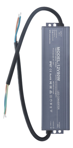 Controlador Led De Fuente De Alimentación Ip67 Del Convertid