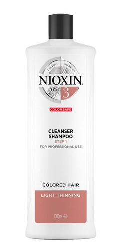Shampoo  Nioxin System Nº3  1 Lt.
