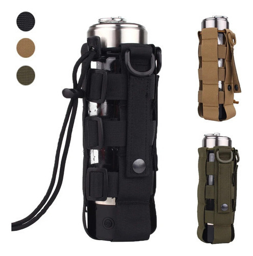 Funda Táctica Molle Para Botellas De Agua Ajustable Milita