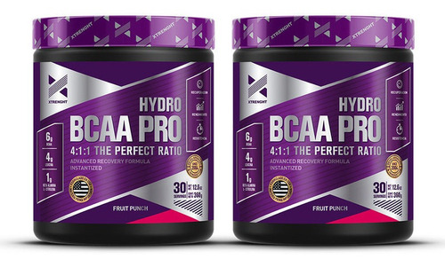 Hydro Bcaa Pro Xtrenght 360 Grs X Pack 2 Un 