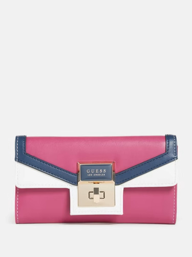 Imagen 1 de 3 de Billetera Guess Original Kavet Purple Multi