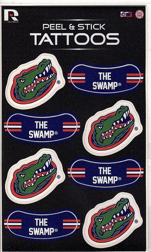 Ncaa Florida Gators Peel And Stick Tattoos