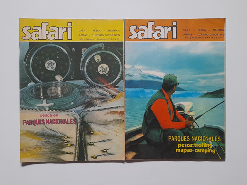 Revistas Safari, Camping, Caza, Pesca, Armas, Nautica