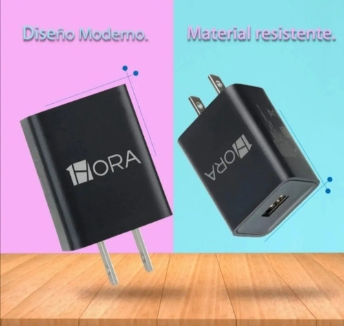 Paquete 10piezas Cargador Cubo 1hora Usb 5v1a Negro Y Blanco
