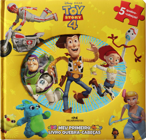 Toy Story 4 – Meu Primeiro Livro Quebra-Cabeças, de Disney. Série Disney Gift - Quebra-cabeças Editora Melhoramentos Ltda., capa dura em português, 2019