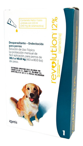 Revolution 0.12 2ml Perros De 20.1-40kg 3un