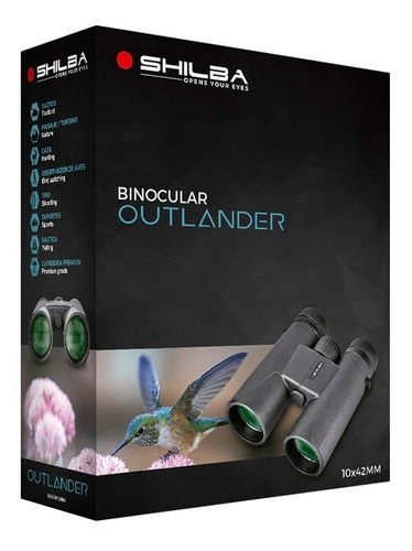 Imagen 3 de 8 de Binocular Shilba 10x42 Outlander Optica Premium Estuche