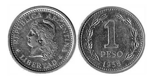 Argentina Moneda 1 Peso 1958