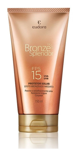 Protetor Solar E Bronzeador Corporal Bronze Splendor Fps15 1