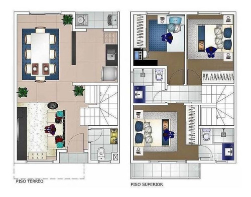 Imagem 15 de 18 de Casa Com 3 Dormitórios À Venda, 87 M² Por R$ 375.000,00 - Granja Viana - Cotia/sp - Ca0640