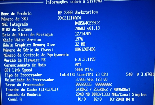 Processador Intel I3-540 Lga 1156 (Usado)