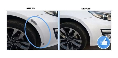 Tinta De Retoque Tira Risco Carro Vw Branco Cristal Saveiro