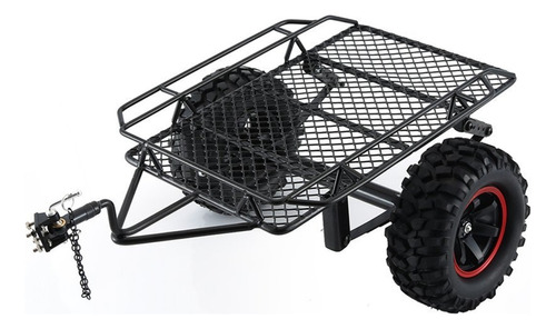 Remolque Metálico Para Coche Axial Scx10 Trx4 Rc4wd D