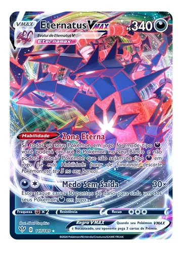 Carta Pokémon Rayquaza Vmax Lendário Céus Em Evolução