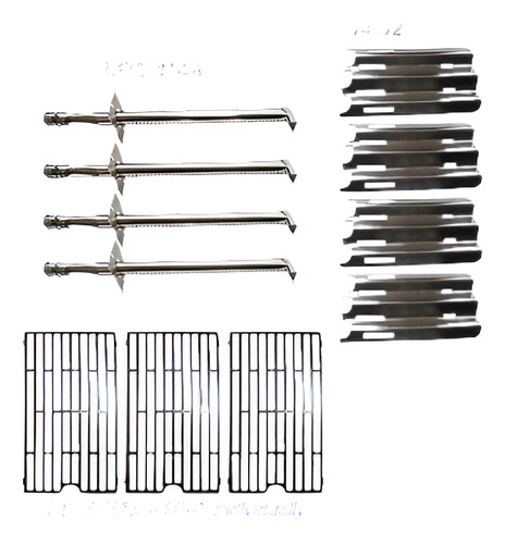 Vermont Castings Reconstruir Kit Recambio Quemador, Placas D