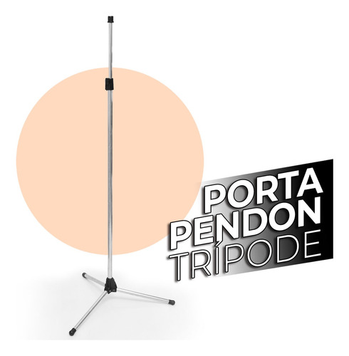 Porta Pendon Tipo Trípode - Aluminio - Liviano - Caracas