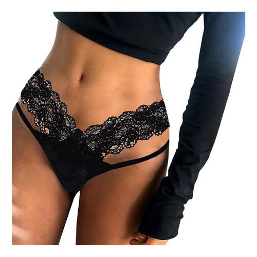 Roupa Íntima Feminina De Renda Com Laço, Lingerie, Calcinha,