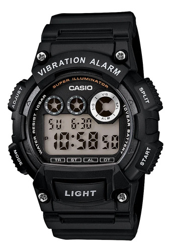 Reloj Casio W735h-1a Para Hombre Iluminador 10 Atm Digital
