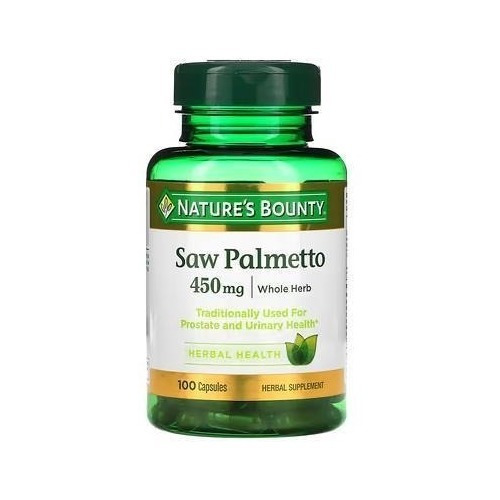 Natures Bounty | Saw Palmetto I 450mg I 100 Capsulas I Usa