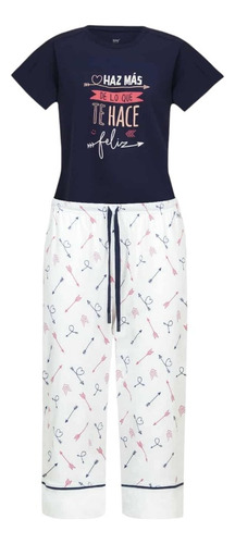 Pijama De Dos Piezas Corto Para Mujer