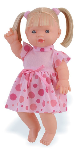 Boneca Loira Com Cabelo Para Pentear Divertida Aperta E Fala