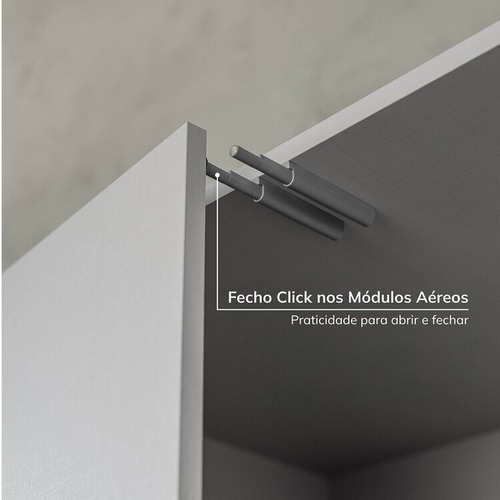 Guarda-roupa Modulado 9 Peças 13 Portas Jade Cabecasa Wt