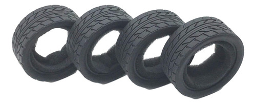 New Juego De Neumáticos De Goma Rc Buggy Diy Escala 1/18
