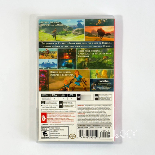 The Legend Of Zelda Breath Of The Wild Nintendo Switch (Usado)