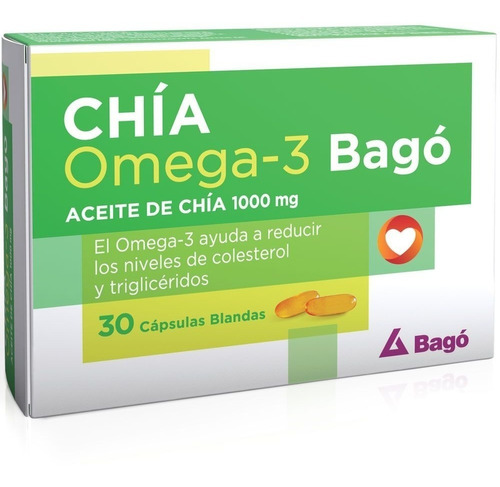 Chia Omega 3 Para Bajar El Colesterol X 30 Magistral Lacroze