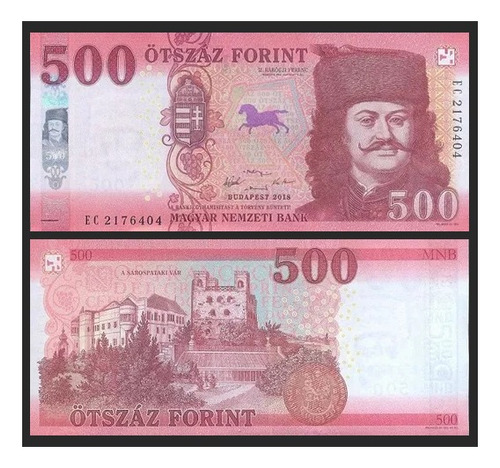 Grr-billete De Hungría 500 Forint 2018 - Ferenc Rakoczi