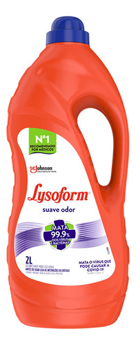 Limpador Desinfetante Suave Uso Geral em frasco 2 litros Lysoform