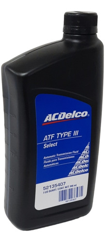 Aceite Acedelco Select Atf Type Iii ( Unidad )