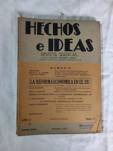 Hechos E Ideas 1936 Alvear Hoyos Massone Baudon Soler