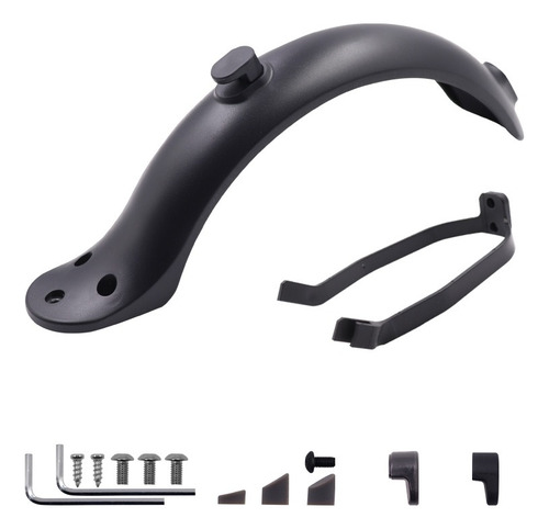 Paralamas Com Gancho + Suporte Protetor - Patinete Elétrico