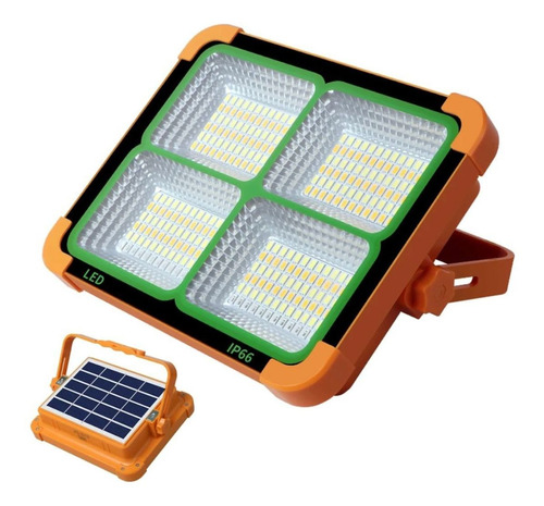 Foco Reflector Solar Interior Y Exterior Recargable