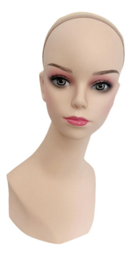 Cabeza De Maniquí De Práctica Con Maquillaje, Resistente,