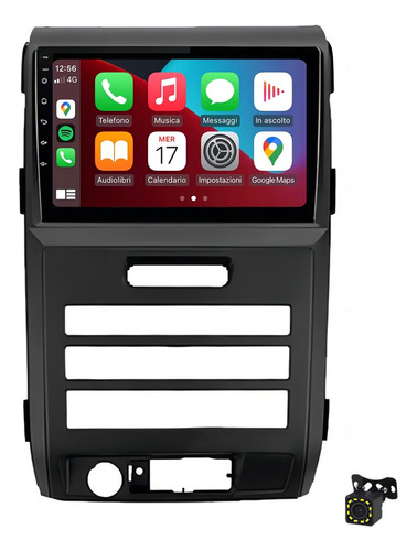 Radio De Coche Para F150 2009-2014 Ram 2 Gb Carplay Gps, Bt,