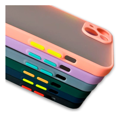 Funda Bumper Cubre Cámara Para iPhone Linea 14 - Coolcase